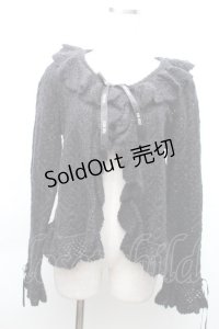 PINK HOUSE / モヘア混ニットカーディガン  黒 S-25-11-20-017-LO-TO-AS-ZS