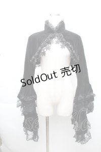 DARK IN LOVE / ベロアボレロ  黒 S-25-11-20-019-PU-TO-AS-ZS