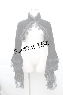 画像1: DARK IN LOVE / ベロアボレロ  黒 S-25-11-20-019-PU-TO-AS-ZS