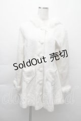 BABY,THE STARS SHINE BRIGHT / COAT うさみみシャギーコート  オフ S-25-11-20-023-BA-CO-ET-ZS