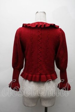 画像2: 中国ロリータ / キャットドットニットカーディガン  赤 S-25-11-20-027-LO-TO-AS-ZS