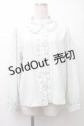 axes femme / ロマンティックフリルブラウス  ミント S-25-11-20-028-AX-BL-HR-ZS