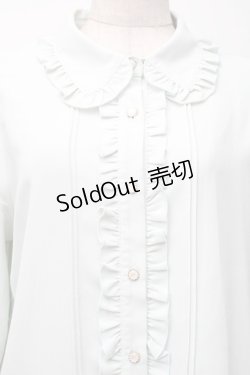 画像3: axes femme / ロマンティックフリルブラウス  ミント S-25-11-20-028-AX-BL-HR-ZS