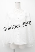 Lovely Tency / alsチョーカーレースブラウス  白 S-25-11-20-029-LO-BL-HR-ZS