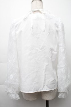 画像2: Lovely Tency / alsチョーカーレースブラウス  白 S-25-11-20-029-LO-BL-HR-ZS
