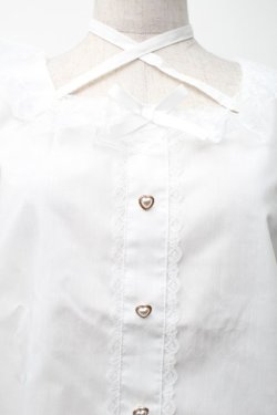 画像3: Lovely Tency / alsチョーカーレースブラウス  白 S-25-11-20-029-LO-BL-HR-ZS