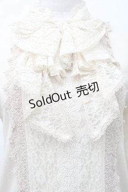 画像3: axes femme / レースBigリボンカットソー  キナリ S-25-11-20-030-AX-TO-HR-ZS