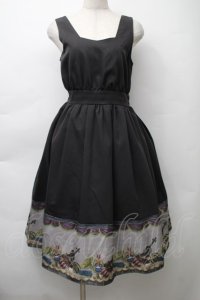 axes femme POETIQUE / トイマーチノースリワンピース  黒 S-25-11-20-032-AX-OP-HR-ZS