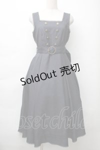 Kurumi Collaboration / マリンアカデミアジャンパースカート M 紺 S-25-11-20-033-LO-OP-HR-ZS