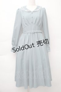 Filvoir / パンジー刺繍ワンピース  グリーン S-25-11-20-035-LO-OP-AS-ZS