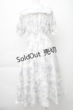 画像2: m petit by misako / トワルドジュイワンピース S オフｘ青 S-25-11-20-036-LO-OP-AS-ZS