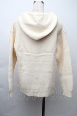 画像2: PINK HOUSE / ロゴニットパーカー  オフｘ赤 S-25-11-20-004-LO-TO-AS-ZS