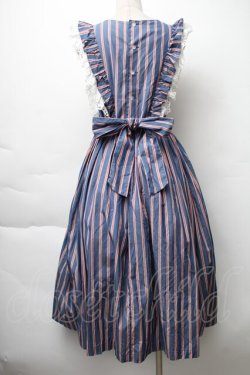 画像2: Perla nell' ostrica / ストライプキャミワンピース  ブルーｘレッド S-25-11-20-037-EL-OP-HR-ZS