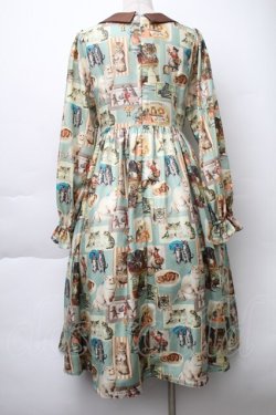 画像2: Perla nell' ostrica / ヴィンテージキャット襟付ワンピース  ミント S-25-11-20-038-EL-OP-HR-ZS