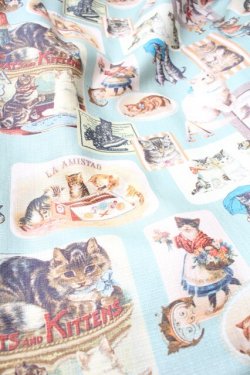 画像3: Perla nell' ostrica / ヴィンテージキャット襟付ワンピース  ミント S-25-11-20-038-EL-OP-HR-ZS