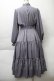 画像2: m petit by misako / AM＊レースティアードワンピース S グレー S-25-11-20-040-LO-OP-AS-ZS (2)