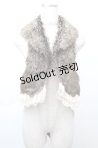 axes femme / ファーつけ襟  ブラウン S-25-11-21-001-AX-ZA-AS-ZS