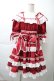 画像1: BABY,THE STARS SHINE BRIGHT / Confiture Ribbonワンピース  エンジ S-25-11-21-050-BA-OP-HR-ZS (1)