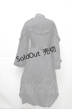 画像2: hoshibako / オースティンコートワンピース  黒 S-25-11-21-052-PU-OP-HR-ZS