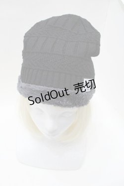 画像1: NieR Clothing / ニット帽＆ネッグウォーマーセット  黒 S-25-11-21-007-PU-AC-HR-ZS