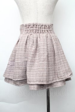 画像2: evelyn / ツイードキュロット  ピンクベージュ S-25-11-21-059-LO-PA-AS-ZS