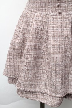 画像3: evelyn / ツイードキュロット  ピンクベージュ S-25-11-21-059-LO-PA-AS-ZS