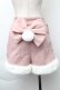 画像2: Secret Honey / 裾ファーキュロット  ピンク S-25-11-21-060-CA-PA-AS-ZS (2)