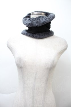 画像2: NieR Clothing / ニット帽＆ネッグウォーマーセット  黒 S-25-11-21-007-PU-AC-HR-ZS