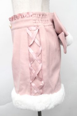 画像3: Secret Honey / 裾ファーキュロット  ピンク S-25-11-21-060-CA-PA-AS-ZS