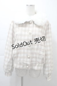 Ank Rouge / ショートコート  ベージュ S-25-11-21-013-CA-CO-AS-ZS