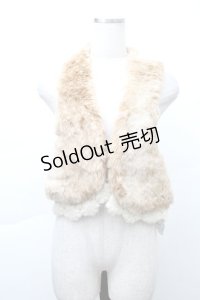 axes femme / ファーつけ襟  ブラウン S-25-11-21-002-AX-ZA-AS-ZS