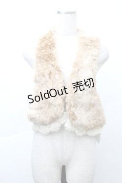 画像1: axes femme / ファーつけ襟  ブラウン S-25-11-21-002-AX-ZA-AS-ZS