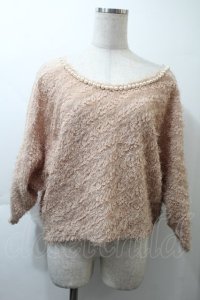 axes femme / パール付きニットソー   S-25-11-21-019-AX-TO-HR-ZS