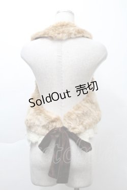 画像2: axes femme / ファーつけ襟  ブラウン S-25-11-21-002-AX-ZA-AS-ZS