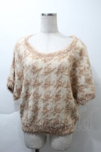 axes femme / パール付きニットソー   S-25-11-21-020-AX-TO-HR-ZS