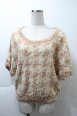 画像1: axes femme / パール付きニットソー   S-25-11-21-020-AX-TO-HR-ZS