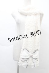 axes femme / ビッグリボンファーマフラー  オフ S-25-11-21-003-AX-ZA-HR-ZS