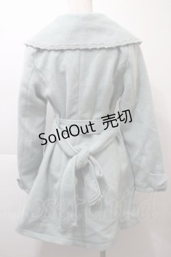 画像2: axes femme / 袖リボンデザインコート  サックス S-25-11-21-032-AX-CO-HR-ZS