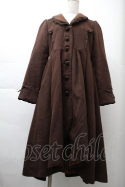 画像1: axes femme / クラシックロングコート  ブラウン S-25-11-21-033-AX-CO-AS-ZS