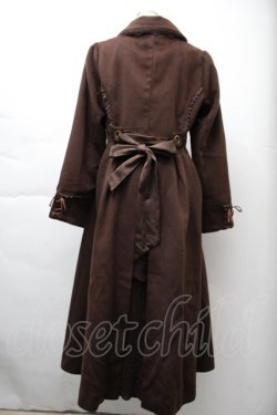 画像2: axes femme / クラシックロングコート  ブラウン S-25-11-21-033-AX-CO-AS-ZS