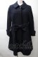 画像1: Jane Marple / COATLamb melton gored coat  紺 S-25-11-21-034-JM-CO-ET-ZS (1)