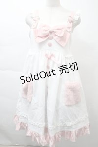 中国ロリータ / ワンピース  白ｘピンク S-25-11-21-037-LO-OP-AS-ZS