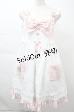 画像1: 中国ロリータ / ワンピース  白ｘピンク S-25-11-21-037-LO-OP-AS-ZS