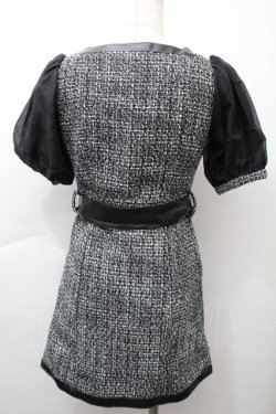 画像2: Bubbles / ポイントレザーリボンワンピース F チェック S-25-11-21-039-CA-OP-NS-ZS