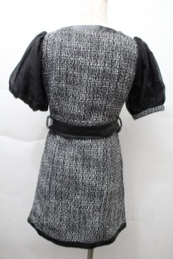 画像2: Bubbles / ポイントレザーリボンワンピース F チェック S-25-11-21-040-CA-OP-NS-ZS