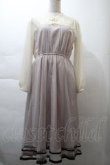 axes femme POETIQUE / チャイナボタンワンピース  ピンク S-25-11-21-042-AX-OP-HR-ZS