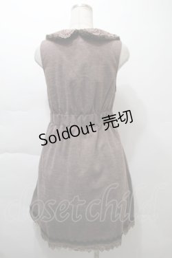 画像2: axes femme / ファーｘツイードレトロワンピース  ブラウン S-25-11-21-045-AX-OP-AS-ZS