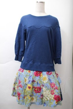 画像1: Jane Marple /スウェットワンピース  紺 S-25-11-21-047-JM-OP-AS-ZS