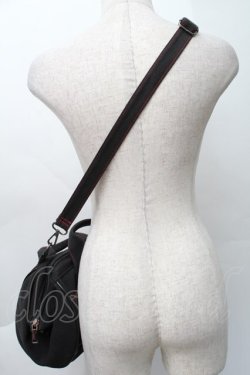 画像6: Deorart / レザー切替ショルダーバッグ  黒ｘ赤 S-25-11-22-034-PU-BG-HR-ZS
