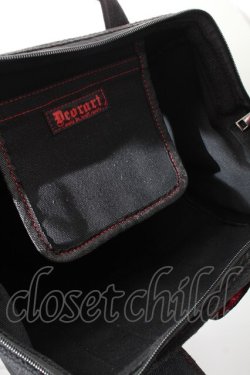 画像7: Deorart / レザー切替ショルダーバッグ  黒ｘ赤 S-25-11-22-034-PU-BG-HR-ZS